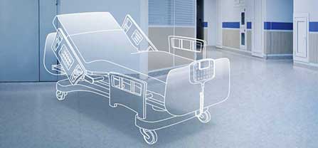 为医院病床设计的电动线性推杆解决方案 – 堤摩讯